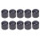 10X Black Electric Guitar Volume Tone Control Knob 1