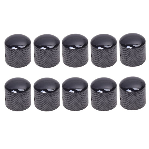 10X Black Electric Guitar Volume Tone Control Knob 1
