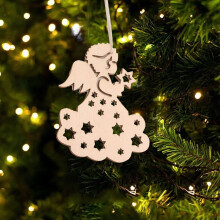 10 st julhängande trädekorationer set 2D julgranar hänge hem hantverk DIY högtidshängande jul vinter bröllopsfest dekor