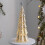 Illuminated Glass Christmas Tree LED Silver Decor 1pc 4