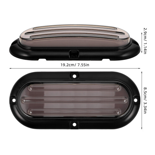 Heavy Duty Black Truck Tail Light Assembly LED 2-Piece 1