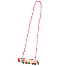 Miniature Swing Realistic Swing Modeling Toy Pretend Play Toy Micro Landscape Accessory