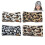 Κορδέλες μαλλιών Virenlux Leopard για γυναίκες – Ελαστικές, αντιολισθητικές κορδέλες 1
