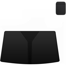 Sakesfor Auto Car Sunshade, UV Blocking, 99% Sun & Heat Protection, Black, 1PC, Compatible with Most Cars