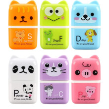 6-Piece Eraser 6Pcs Cute Animal Pencil Eraser Small Roller Erasers Rubber Stationery for Schǒ-ǒl chǐ-ldren stǔdənts