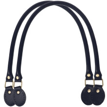 Niebieski pasek ze skóry syntetycznej do torebki, pogrubiony pasek do szycia DIY, zamiennik torby 60 cm