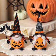 Halloween ghost doll white faceless dwarf decoration