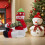 Plush Snowman Tree Topper Funny Gnome Hugger Decoration 4