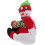 Plush Snowman Tree Topper Funny Gnome Hugger Decoration 5