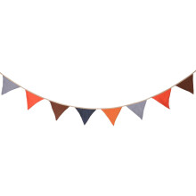 Partybanner aus Baumwolle, doppellagige Flagge, mehrfarbige Geburtstagsdekoration, 6 m lange, strapazierfähige Hängeflagge für Zuhause, Camping
