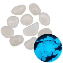 Glow-in-the-Dark Resin Stones for Garden and Aquarium Use