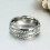 Stainless Steel Wedding Band Ring Silver Gold Size 6-12 4