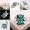 Vintage 925 Silver Turquoise Ring Size 6-10 3