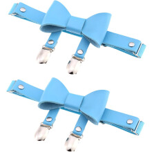 Women's Butterfly Knot Garter Belt Adjustable Punk Gothic Leg Harness Garters Elastic Thigh Ring Garter 2PCS
