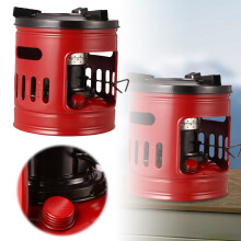 Outdoor Camping Stove Portable Grate Core Burner Head with Barbecue Grill for Picnic Backpacking