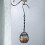 Bird Feeder Spherical Iron Cage Black Gold 9.5x7cm 6