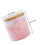 Ceramic Rice Jar Sturdy Pink Easy to Clean Tea Container 1Set 2