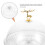 ULTNICE Round Cake Platter with Cover PET 1 Piece 6