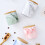Ceramic Rice Jar Sturdy Pink Easy to Clean Tea Container 1Set 7