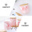 Ceramic Rice Jar Sturdy Pink Easy to Clean Tea Container 1Set 8
