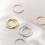 Sterling Silver Plain Knuckle Thin Ring Midi Above Pinkie Finger A3692-Silver-7.5 2