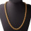 Colar de corrente unissex em aço inoxidável 316L, dourado, com 7 mm de comprimento, 55 cm (22 polegadas). 5
