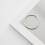 Sterling Silver Plain Knuckle Thin Ring Midi Above Pinkie Finger A3692-Silver-4.5 4