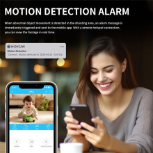 180 Lens WiFi Camera 1080P HD Nachtzicht APP Bediening Afstandsbediening Opname Draadloze Camcorders voor Thuiskantoorbeveiliging