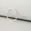 Sterling Silver Plain Knuckle Thin Ring Midi Above Pinkie Finger A3692-Silver-7.5 6