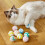 Cat Toy Balls Set Soft Fuzzy Plush 4 Pcs 5