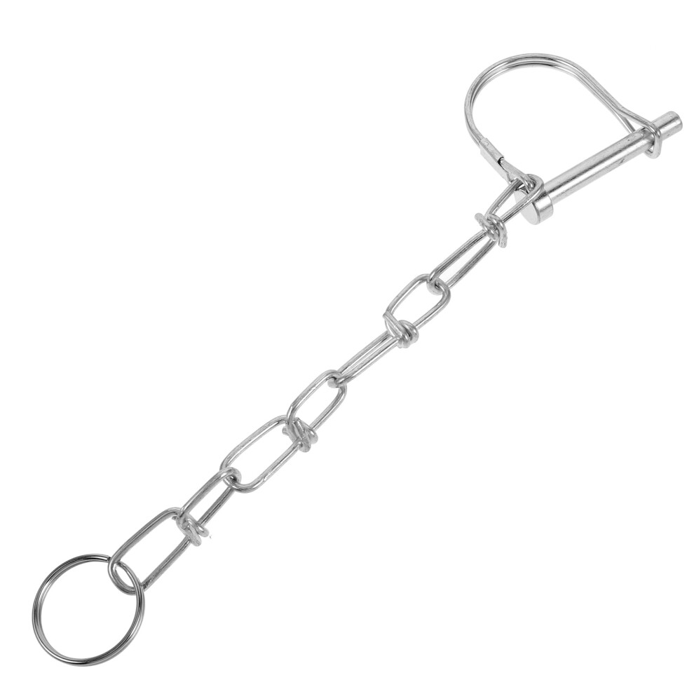Trailer Hitch Pin And Clip 1 Set Safety Coupler Pin For Towing Heavy Duty Trailer Latch Pin With Chain Locking Receiver 9180479363958