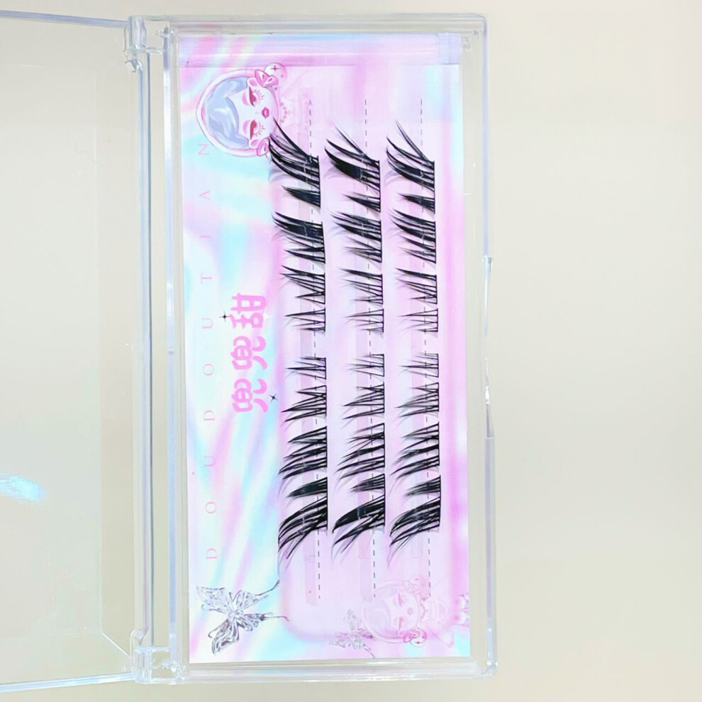Dachuang Beauty (3 Rows) Reusable C Curl False Eyelashes Clusters
