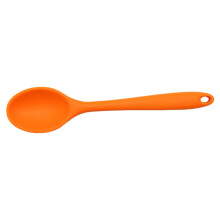 Heat-Resistant Silicone Cooking Spoon with Non-Slip Handle, Food-Grade Soft Spatula for Frying, Baking, Serving, Stirring – Compatible with All