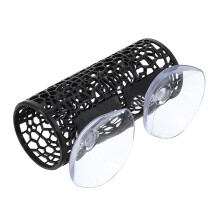 (Black) Betta Fish Tunnel Toy for Aquarium & Shrimp