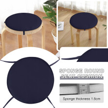 Xoxingysm Cushion Round Garden Chair Pads Seat Cushion for Outdoor Bistros Stool Patio Dining Room Four Ropes
