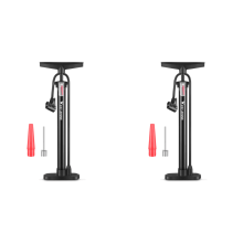 2 Pcs 160 PSI Bike Pump for E-Bike Tires, Portable Handheld Air Pump with Ball Needle, Compatible with Universal Valves