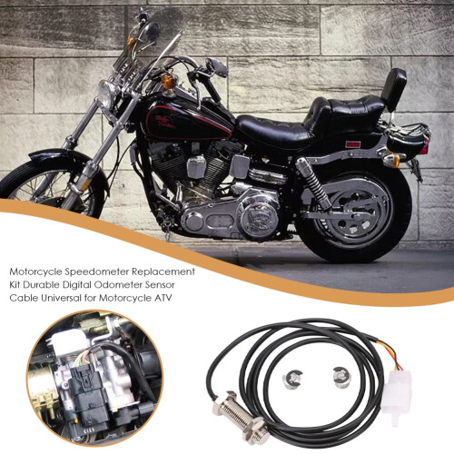 Moped Odometer Cable – 2.66ft Speed Sensor Cable for Motorcycle Speedometer Replacement, Compatible with Motorbike