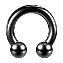 1 Pc Stainless Steel Horseshoe Nose Ring Large Size Septum Piercing Ear Piercing-4mm(6g)-diameter 16mm