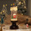 Flameless Christmas Snow Lantern LED Candle USB Battery 6