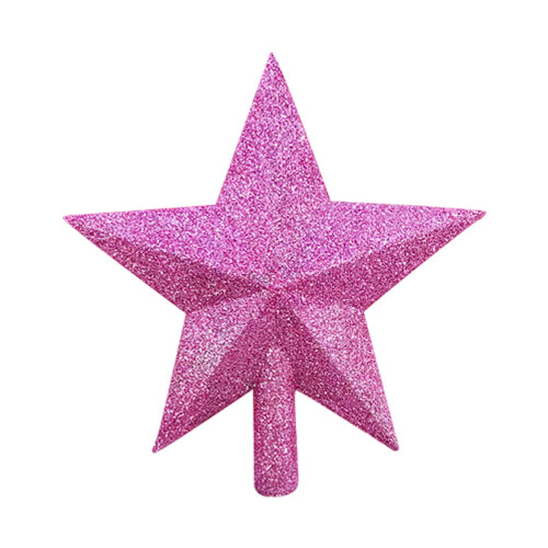 Glitter Christmas Star Tree Topper 20 cm 1