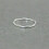 Solid Sterling Silver Plain Dainty Thin Above Knuckle Midi Pinkie Ring A3388-3 2