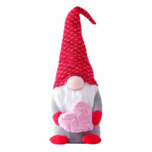 Valentine Gnome Love Envelope Faceless Doll Handmade Plush Gnome Dolls Tomte Stuffed Gnomes Valentine Wedding Birthday Gift