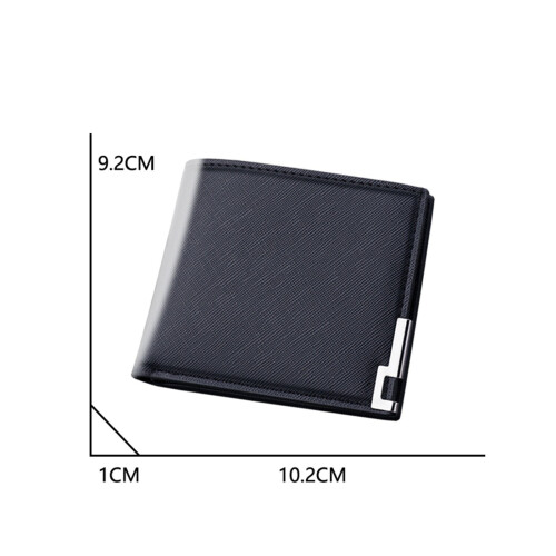 Mens Slim Bifold Wallet RFID Blocking Minimalist Front Pocket Wallets for Men Thin Stylish 1