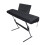 Black elastic piano cover for 88-key digital keyboard 1