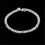Sterling Silver Hollow Box Link Bangle Bracelet 1 Pc 4