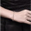Sterling Silver Hollow Box Link Bangle Bracelet 1 Pc 6