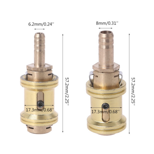 Tire Chuck Air Adapter 6.5 mm and 8 mm 2