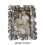 Gold Square Ginkgo Resin Photo Frame Hand-Painted 3