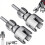 PVC Thread Maker Tool for Electric Drill Plastic Pipe Threader 1/2inch 3/4inch PVC Pipe Threading Dies Pipe Threader 4