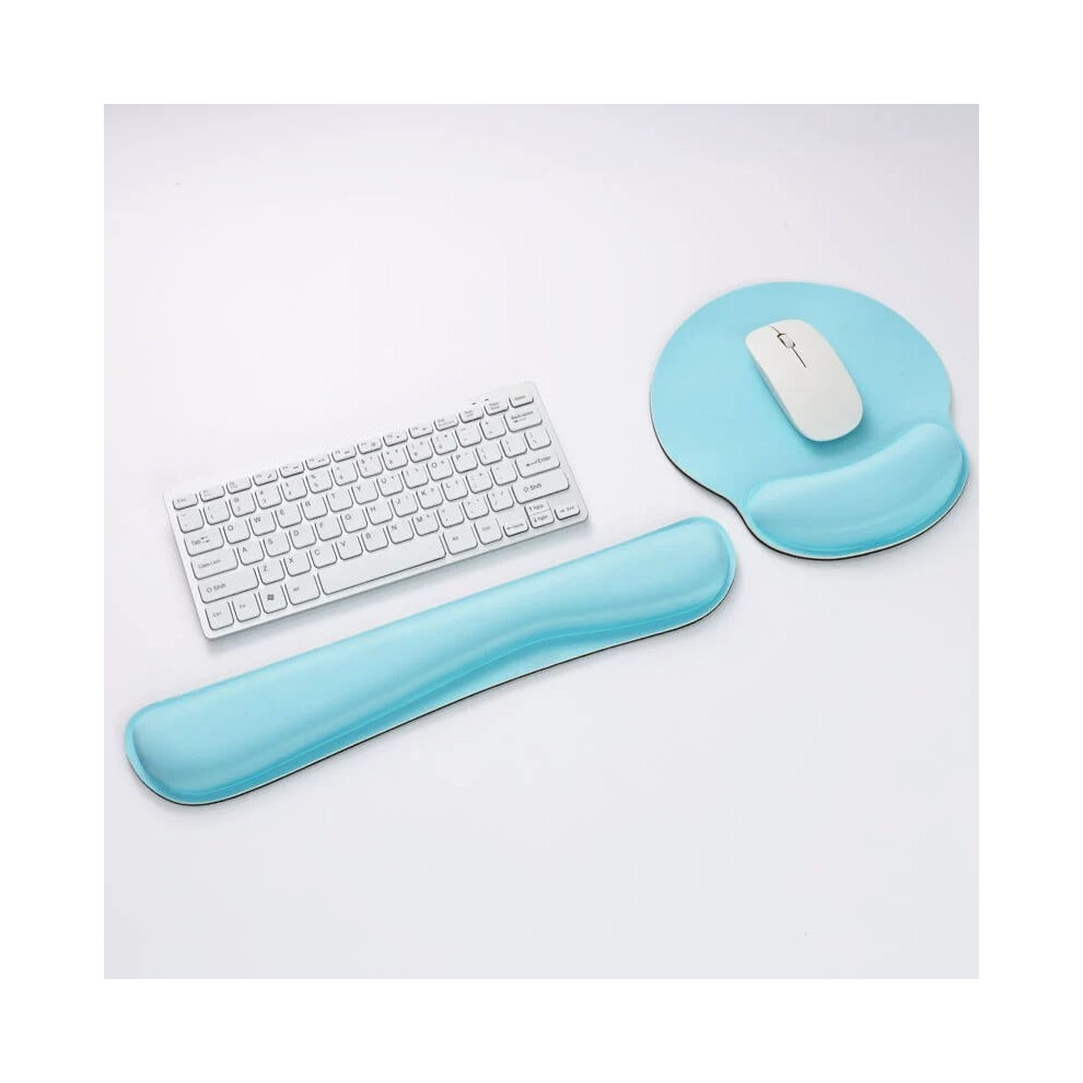 Ergonomic Mouse Pad With Wrist Rest & Memory Foam Keyboard Wrist Rest Set Â Compatible With All Keyboards & Mice 9180479794233